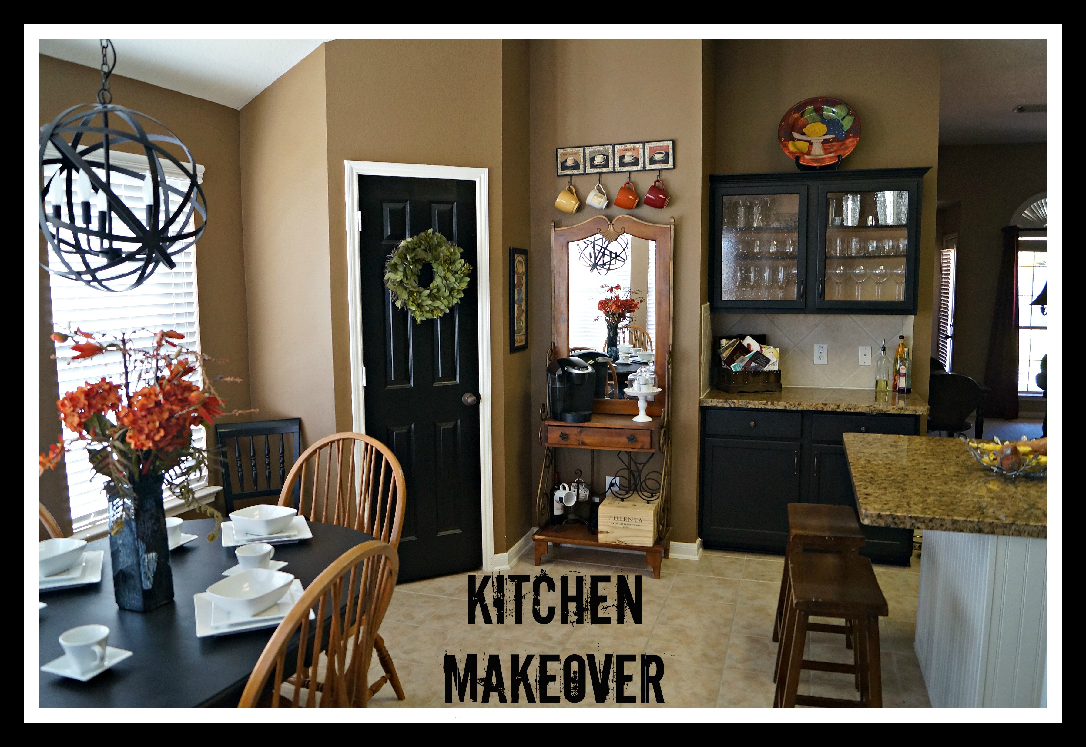 Paint Your Builder Grade Kitchen Cabinets Diy Style My Kitchen Makeover Pinvestigation The Action Of Investigating A Pin Post Product Or Place